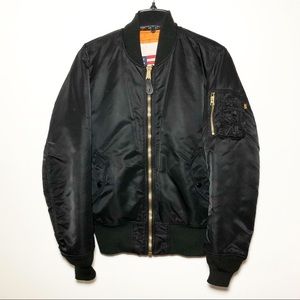 Alpha Industries Flight Jacket MA-1 Bomber Jacket Blood Chit